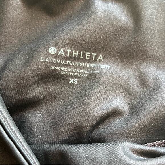 Athleta Elation Ultra High Rise Shimmer Tight Size XS EUC - Picture 3 of 7